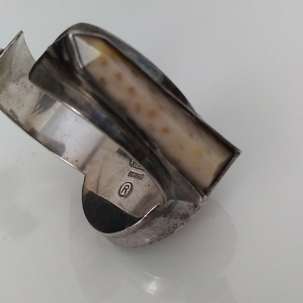 Unique Modernist Darla Nordstrom Sterling Silver Cuff VINTAGE - Picture 14 of 16